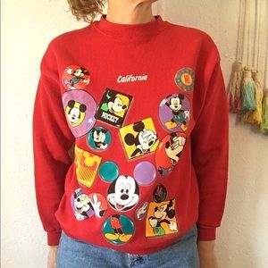 ❤️VTG MICKEY MOUSE Cali sweatshirt